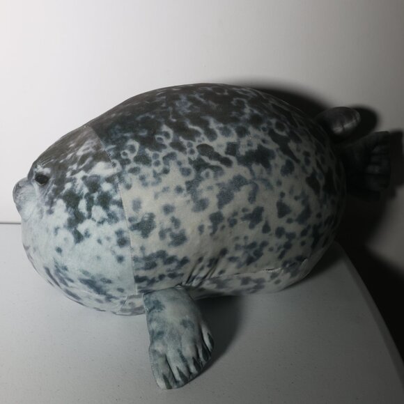 Chubby Blob Seal Plush Pillow Stuffed Animal Plushie Toy Sea Lion Large - Picture 2 of 6